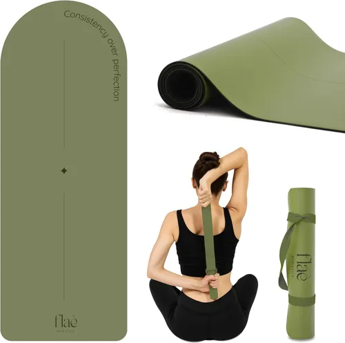 Miniatura 9 de Tapete de Yoga en forma de arco, goma de poliuretano ecológico, tapete de ejercicio antideslizante para Yoga, Pilates, entrenamiento en casa