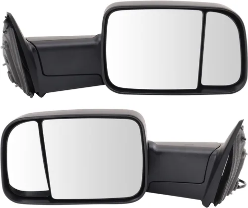 Miniatura 104 de Trail Ridge Juego de espejos de remolque de 2 piezas para el lado del conductor y del pasajero compatible con Ford F-150 FO1320479 FO1321479