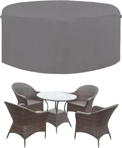 Miniatura 18 de Easy-Going Funda resistente 600D para muebles de patio, juego de mesa y silla rectangular al aire libre, funda impermeable para exteriores
