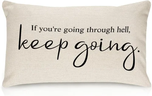 Miniatura 27 de Sweet Dreams - Fundas de almohada lumbar de lino y algodón de 12 x 18 pulgadas, funda de almohada rectangular decorativa de granja, divertida