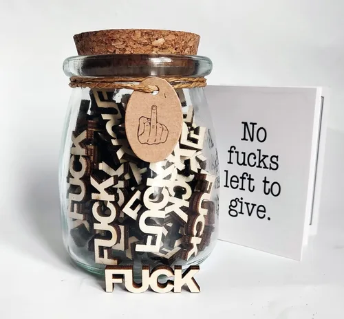 Miniatura 2 de Fuc ks to Give Jar - Regala un regalo de broma en una botella para cumpleaños, Navidad, ocasiones divertidas, amigo o aniversario (7 onzas)