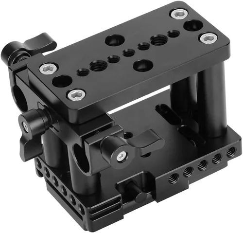 Miniatura 4 de Placa QR base de montaje de liberación rápida con placa de queso de rosca de 1/4" y 3/8" para cámara DSLR accesorio estándar Manfrotto