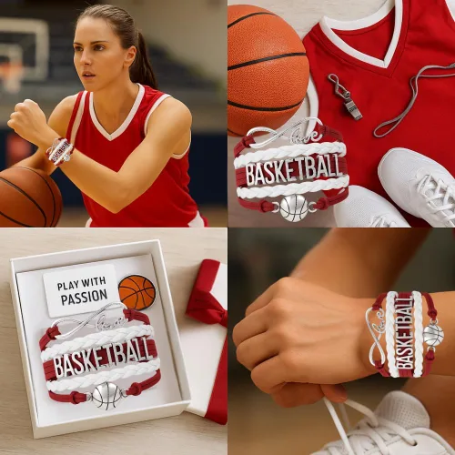 Miniatura 28 de Infinity Collection - Pulsera de baloncesto de regalo para equipos y jugadores