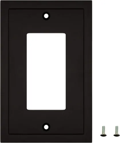 Miniatura 8 de Henne Bery Placa decorativa de pared con borde moderno, tapa de tomacorriente para cubrir enchufe, aleación de zinc maciza duradera