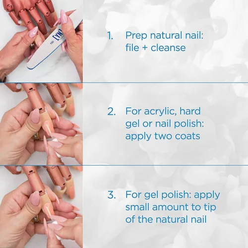 Miniatura 6 de Young Nails Protein Bond - Imprimador de uñas no ácido, adherencia mejorada para esmalte de gel y acrílico, deshidratador de uñas, aglutinante de pH