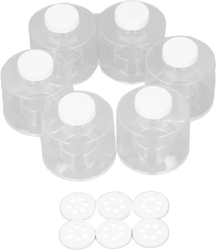 Miniatura 8 de 6 piezas apilables para especias, torre de especias, recipientes herméticos para especias, organizador de botellas de condimentos para especias