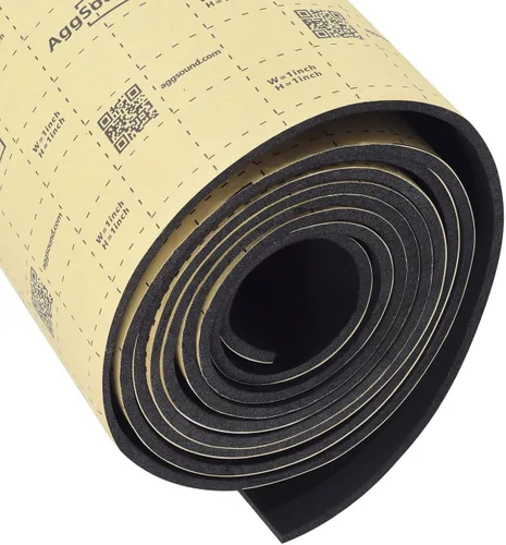 Alfombrilla de amortiguación de sonido de 157 mil, 0.157 in, 6 pies cuadrados – Material de amortiguación de sonido del coche Espuma de celda