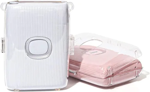 Miniatura 5 de Fujifilm Instax Mini Link 2 - Funda protectora para impresora Fujifilm Instax Mini Link 2 con correa para el hombro, transparente