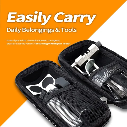 Miniatura 4 de Epessa Bicycle Bike Storage Bag for Water Bottle Cage,Bicycle Repair Tool Bag with Sealed Zipper for Bicycle Water Bottle Cage