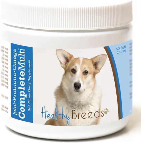 Miniatura 261 de Healthy Breeds Pug todo en uno multivitamínico suave masticable 60