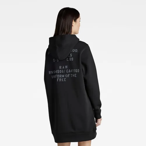 Miniatura 3 de G-STAR RAW womens Graphic Loose Fit Hooded Sweatshirt Dress