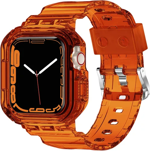 Miniatura 25 de XYF Compatible con correas cristalinas para Apple Watch de 1.929 in, 1.811 in, 1.772 in, 1.732 in, 1.654 in, 1.614 in, 1.575 in, 1.496 in, funda
