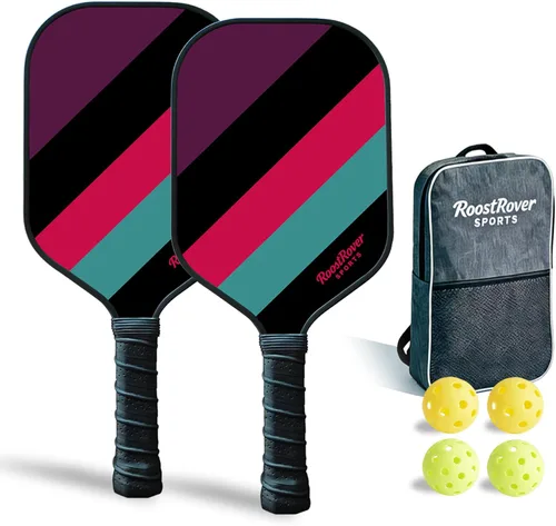 Miniatura 12 de Paletas de pickleball T700 de fibra de carbono cruda con núcleo de panal de polipropileno de 0.630 in para control y giro, punto dulce grande, pala