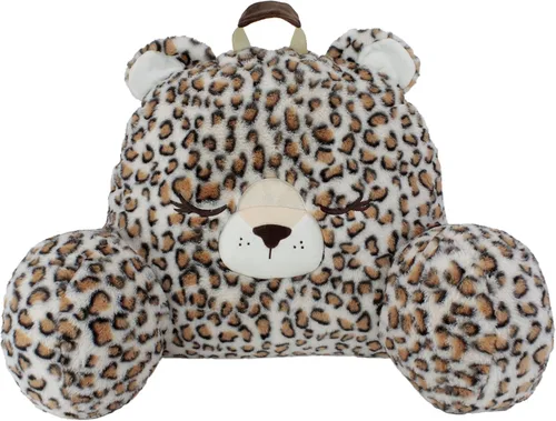 Aterrizaje Suave | Rincones de anidación | Respaldo de personaje premium con asa de transporte y bolsillo trasero - Leopardo