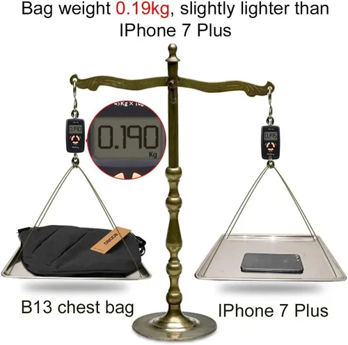 Miniatura 9 de OSOCE Bolso bandolera para hombre, bolsos cruzados antirrobo para mujer Resistente al agua negro (Black 1.0)