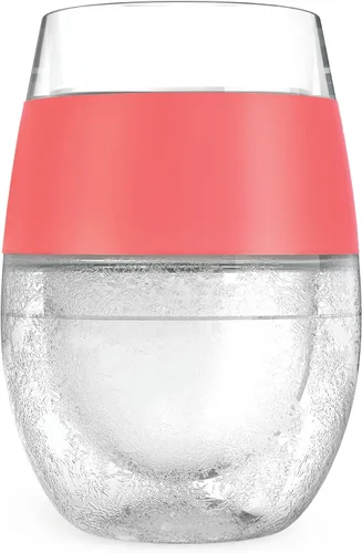 Miniatura 4 de Host Set de 2 Tazas para Vino Congelables - Tazas de Plástico de Doble Pared Aisladas para Enfriar Vino con Gel Congelante, Vasos de Vino para Vino