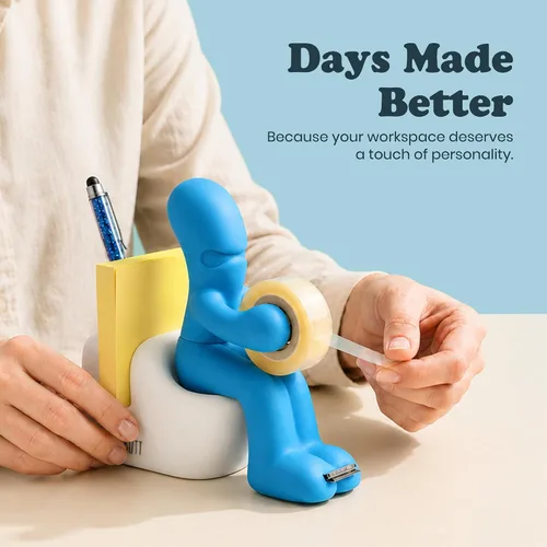 Miniatura 7 de Dispensador de cinta adhesiva The Butt – Regalos divertidos para hombres – Cosas raras, accesorios de escritorio para hombres – Novedad y divertidos