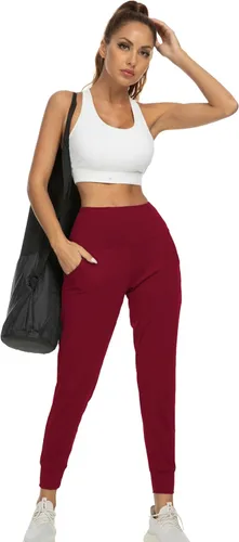 Miniatura 54 de Kcutteyg - Pantalones deportivos con bolsillos para mujer, diseño suave, ligero y de secado rápido, para entrenamiento, gimnasia, yoga y correr