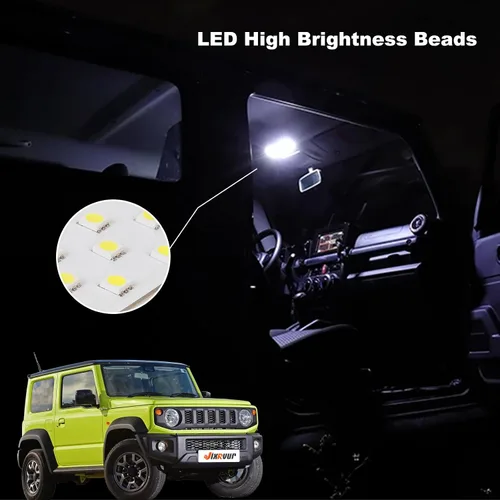 Miniatura 2 de Lámpara LED para maletero de lectura interior, bombilla de cúpula para mapa, compatible con Suzuki Jimny JB64 JB74W 2019-2022 (lente transparente)