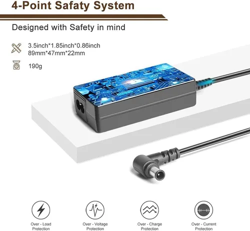 Miniatura 6 de TAIFU Adaptador de CA de 14 V para Samsung U28E590D 28 pulgadas 4K UHD LCD Monitor LU28E590DS/ZA U28E570D LU28E570DS/ZA S27D590CS C27A550U S27D390H