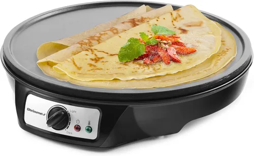 Miniatura 6 de Elite Gourmet EGR-2722B - Plancha eléctrica de 10.5 x 8.5 pulgadas, mango de tacto frío, superficie antiadherente, termostato extraíble/ajustable