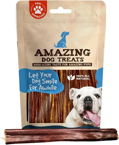 Miniatura 8 de Amazing Dog Treats - Carne seca de esófago para perros (10-12 pulgadas - 30 unidades/paquete) - Gullet Dog Chews