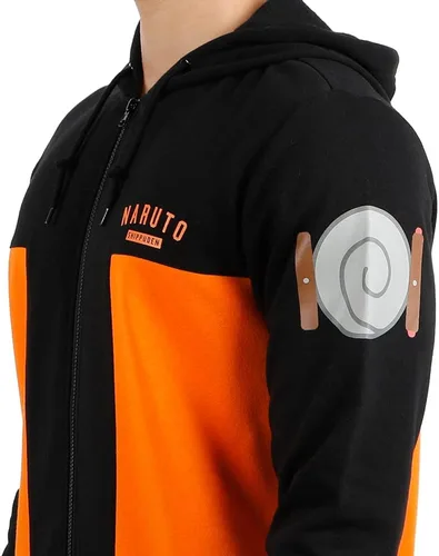 Miniatura 4 de Bioworld Sudadera con capucha Kanji en espiral para cosplay de Naruto