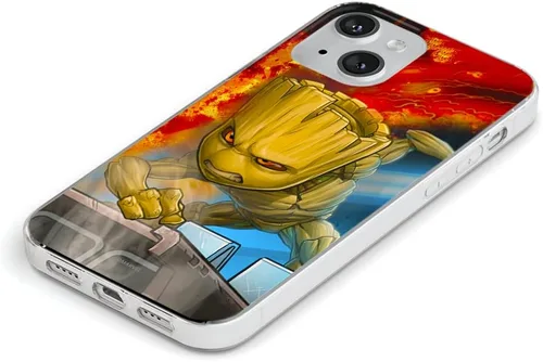 Miniatura 4 de ERT GROUP Caja del teléfono móvil para Xiaomi REDMI Note 10/10S Original y con licencia oficial Marvel Patrón Groot 003 adaptado de manera óptima a