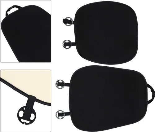 Miniatura 9 de FAVOMOTO Cojines de asiento automotriz Funda de asiento de coche transpirable Almohada lumbar para coche