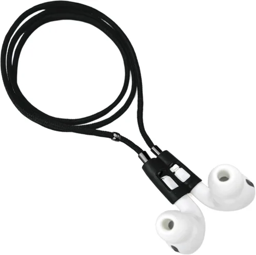 Tapper Correa de nailon para AirPods y AirPods Pro (negro/acero negro)