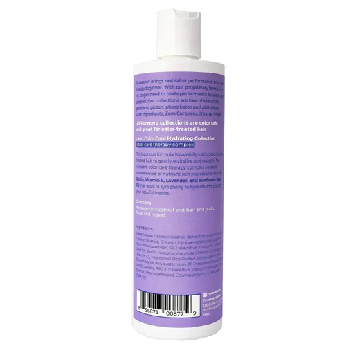 Miniatura 7 de Purezero Clean Color Care - Juego de champú y acondicionador hidratante, tonificación, equilibrio para cabello teñido - Hidrata el cabello seco