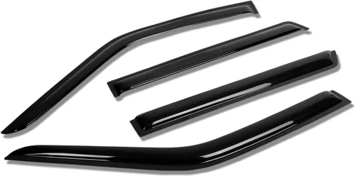 Miniatura 11 de Auto Dynasty Protectores de lluvia con cinta adhesiva compatible con Juke F15 2011-2016 4 piezas deflector de visera de ventana 12 13 14 15