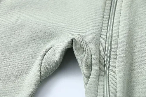 Miniatura 5 de O2 Baby - Pijama tipo mameluco para niñas y niños bebé, de algodón orgánico con cierre de cremallera frontal y pies