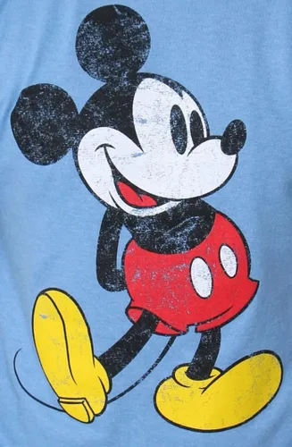 Miniatura 6 de Disney Mickey Mouse - Camiseta clásica envejecida vintage de pie