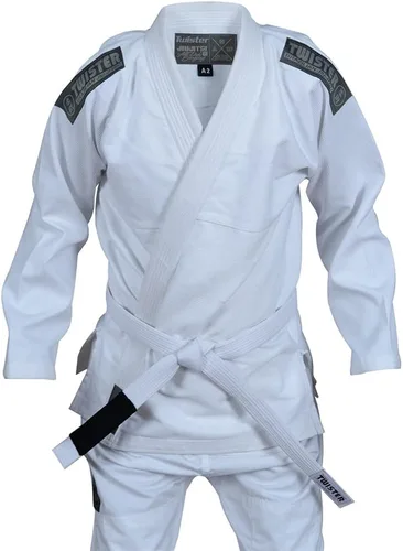 Miniatura 4 de Twister Challenge Brazilian Jiu Jitsu Gi Uniforme de Jiu Jitsu BJJ Gi Tela ligera preencogida Viene con cinturón gratis