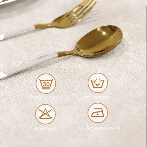 Miniatura 71 de Mantel para mesa rectangular de 55x71 pulgadas, de lino sintético, resistente a las arrugas e impermeable, color beige, para cocina, comedor