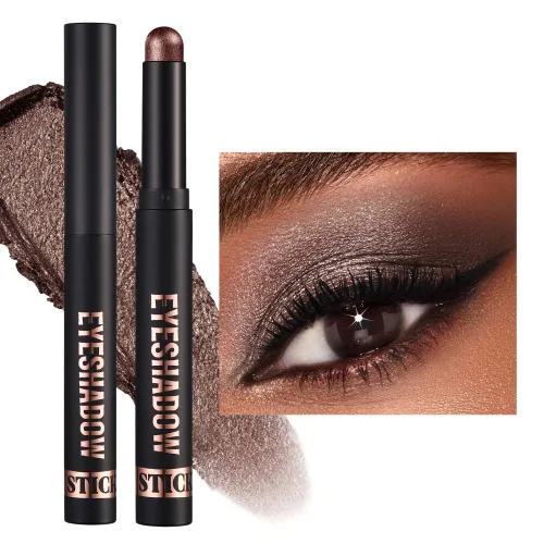 Miniatura 13 de Juego de sombra de ojos en barra de 8 colores, lápiz de sombra de ojos en crema mate brillante, lápiz iluminador de ojos, impermeable, de larga 11#