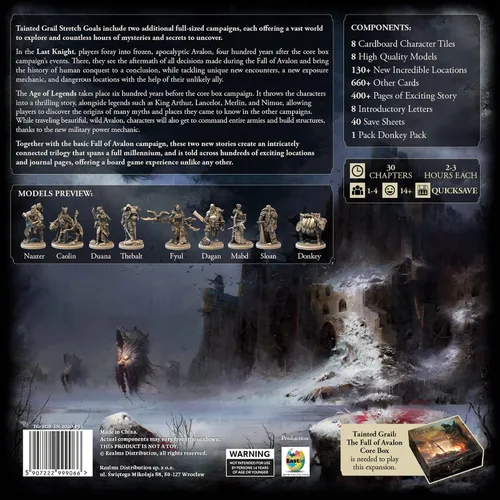 Miniatura 2 de Tainted Grail Stretch Goals: Age of Legends & Last Knight - EXPANSIÓN DE CAMPAÑA - Estrategia y aventura medieval, a partir de 14 años, 1-4
