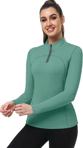 Miniatura 3 de CADMUS Women's Compression Long Sleeve Shirts for Hiking Running Dry Fit Tights