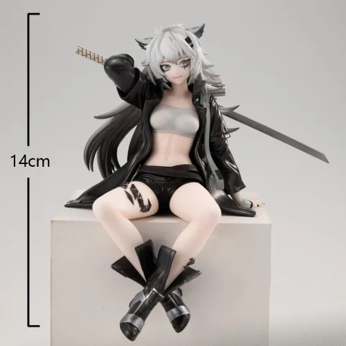 Miniatura 3 de QAHEART Lappland Figura Kaltsit/Angelina Ajimu Figura Modelo de Acción, Estatua de Anime Niña Figurilla Modelo Muñeca Decoración Decorativa 2 Piezas