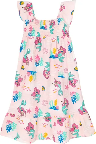 Miniatura 7 de Disney Minnie Mouse - Vestido midi para niñas pequeñas y grandes, diseño de sirena, Ariel
