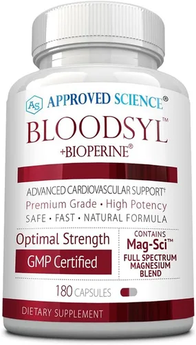 Approved Science Bloodsyl - Suplemento de apoyo a la presión arterial - Soporta los niveles de presión arterial ya dentro del rango normal -