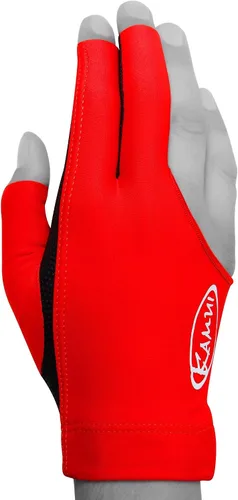 Miniatura 2 de KAMUI Guante de billar - Secado rápido - para mano derecha (rojo, mediano)