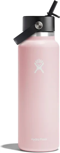 Miniatura 37 de Hydro Flask Botella de agua – Acero inoxidable aislado – Tapa flexible con popote de boca ancha, antiderrames, a prueba de fugas y recargable en 32
