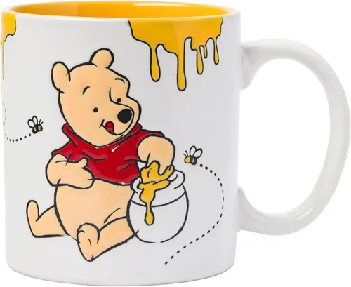 Miniatura 16 de Silver Buffalo Disney Winnie the Pooh Is It Monday Already With Eeyore - Taza de cerámica cónica, 18 onzas