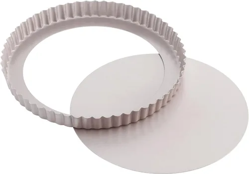 Miniatura 13 de CHEFMADE Sartén para tartas, 7 pulgadas con parte inferior suelta extraíble, antiadherente, redonda, quiche, para horno y cocción instantánea