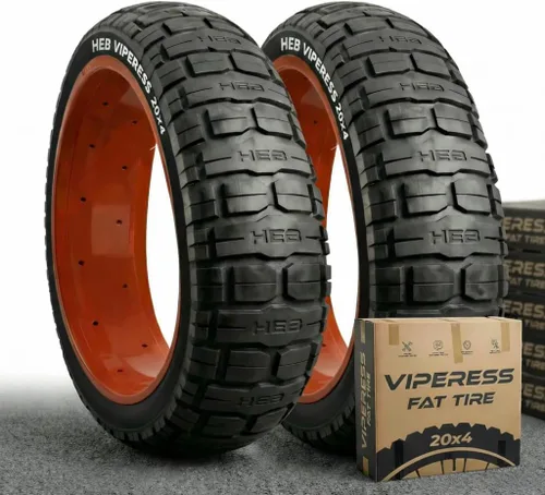Miniatura 7 de HEB VIPERESS 20x4, 26x4 Fat Tire - Puncture Resistant Ebike Tires, 20x4 Fat Bike Tire for Electric Bike, MTB, Heavy Duty, All Terrain Tire for