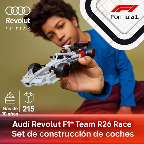 Miniatura 2 de LEGO Speed Champions Audi Revolut F1 Team R26 - Juego de construcción para niños y niñas, a partir de 10 años, kit de coche F1 para exhibir o jugar
