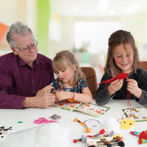 Miniatura 9 de Craftorama Kit de costura para niños, divertido y educativo juego de manualidades de animales para niños y niñas de 7 a 12 años, kit de manualidades