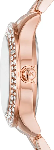Miniatura 2 de Michael Kors Reloj de cuarzo Liliane para mujer con correa de acero inoxidable, dorado rosa, rosa, (Slim Rose Gold), Reloj de cuarzo
